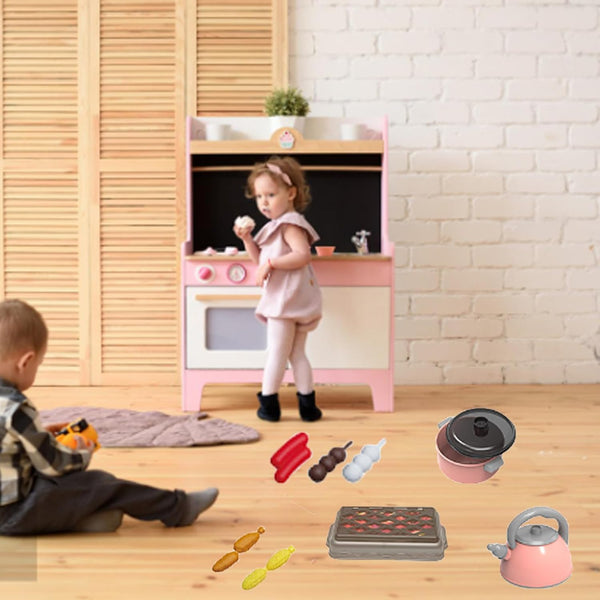 Kids Play Kitchen Cooking Set