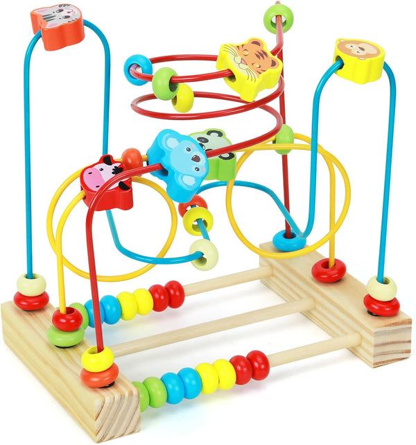 Colorful Bead Maze Roller Coaster