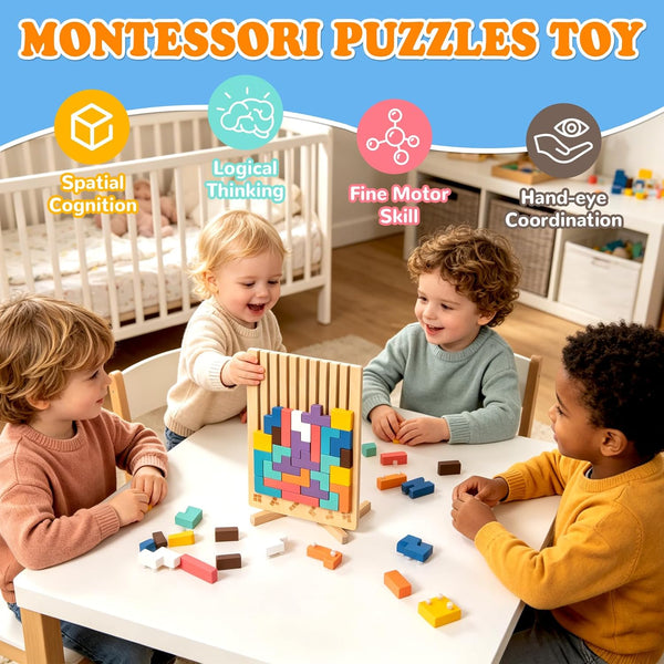 Brain-Boosting Puzzle Blocks