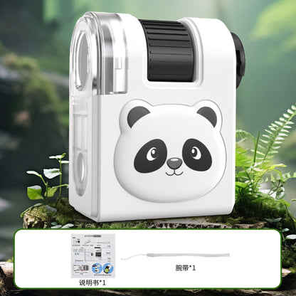 Internet Celebratory Portable Microscope Children Mini Science Experiment Primary and Secondary School Students Science Toy suit Outdoor Exploration