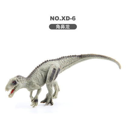 Children's Dinosaur Simulation Animal Ornaments Multiple Mini Solid Dinosaur Model Stegosaurus Spinosaurus Bull Dragon Bag Ornaments