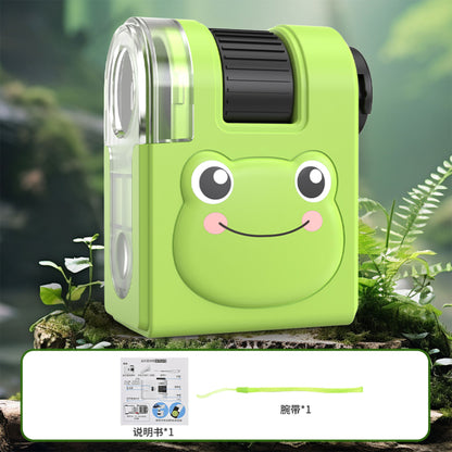Internet Celebratory Portable Microscope Children Mini Science Experiment Primary and Secondary School Students Science Toy suit Outdoor Exploration