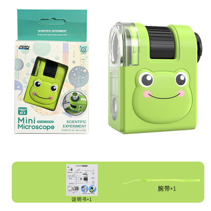 Internet Celebratory Portable Microscope Children Mini Science Experiment Primary and Secondary School Students Science Toy suit Outdoor Exploration