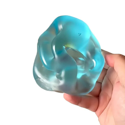 Crystal Blue Squishy Blob™ – Ultra Soft Slow-Rising Stress Relief Toy
