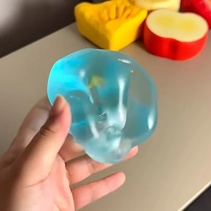 Crystal Blue Squishy Blob™ – Ultra Soft Slow-Rising Stress Relief Toy