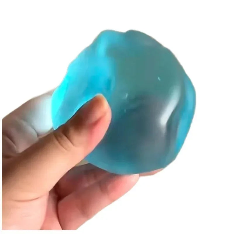 Crystal Blue Squishy Blob™ – Ultra Soft Slow-Rising Stress Relief Toy
