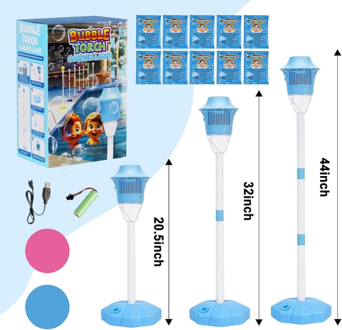 2026 Viral Bubble Machine for Kids – Giant Automatic Bubble Blaster with Lights & Music